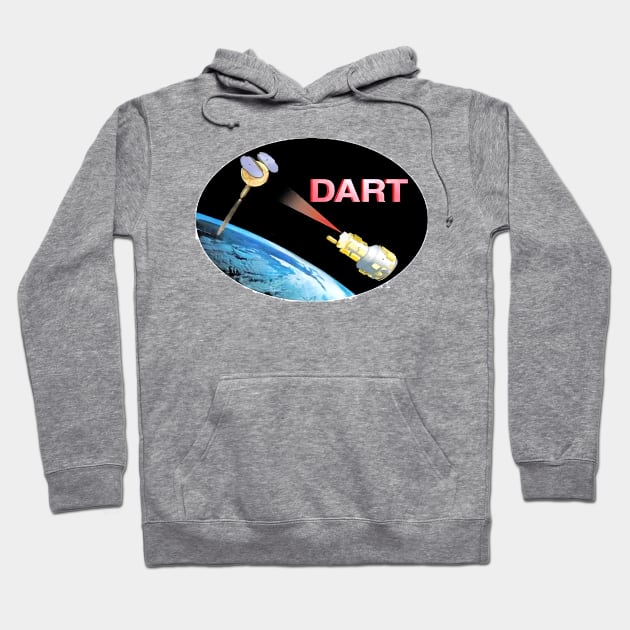 Double Asteroid Impact and Deflection Assessment Hoodie by Spacestuffplus